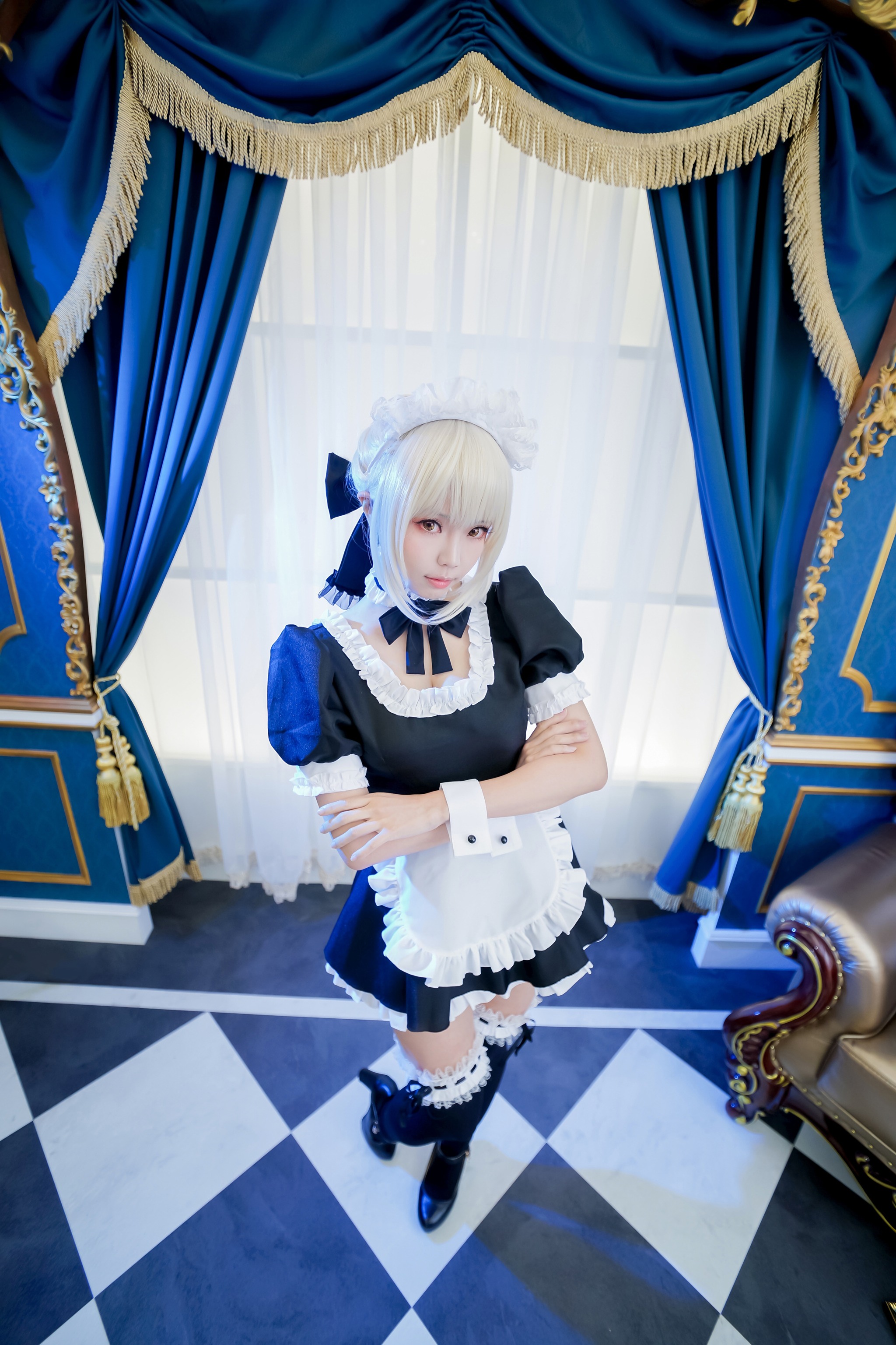 ElyEE子 - NO.038 saber女仆 [17P]-XikXak